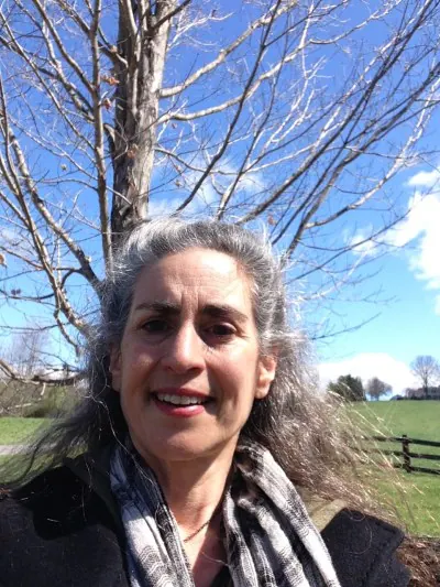 Anne Newgarden in the Virginia countryside