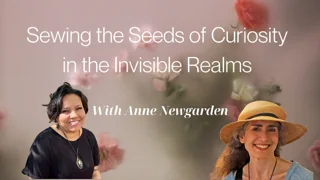 Ascension Stories title image for Sewing the Seeds of Curiosity in the Invisible Realms with Candice Davis and Anne Newgarden